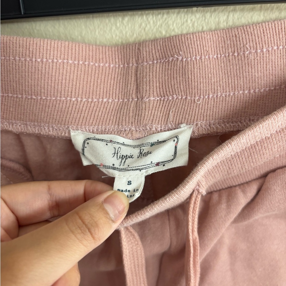 Hippie Rose Blush Athletic Shorts - Picture 3 of 4